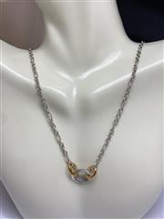 James Avery Sterling Silver Bronze Oval Link Necklace
